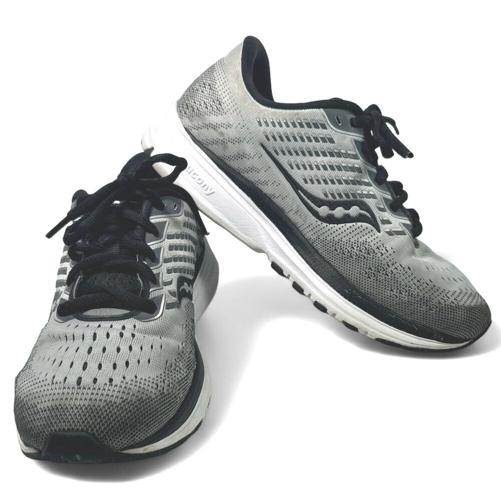 Saucony Ride 13 Womens Running Shoes Grey Black S10580-40 Size 9